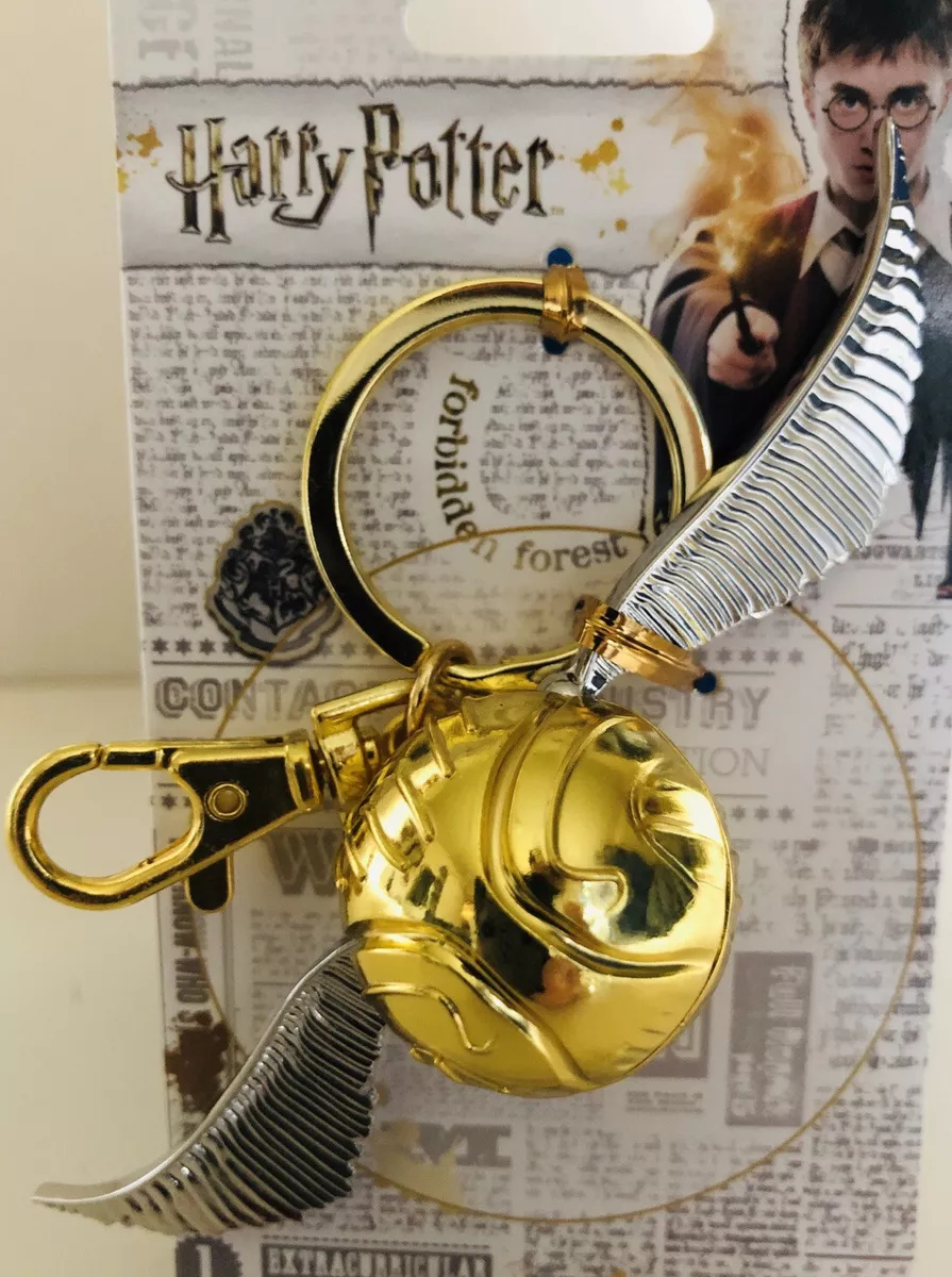 Harry Potter Quidditch Golden Snitch Metal Key Chain Collectable Hogwarts  Gift