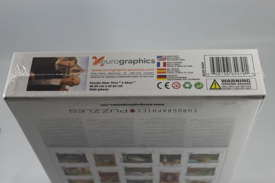 Rompecabezas Eurográfico Gótico Americano 1000 Piezas Grant Madera Foto 4 de 4