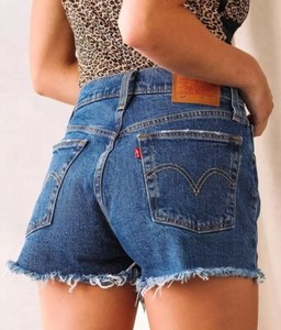 levi's premium 501 shorts high rise