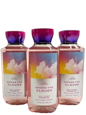 Bath & Body Works LOT 3 Among The Clouds Shower Gel Body Wash 10 oz Vanilla