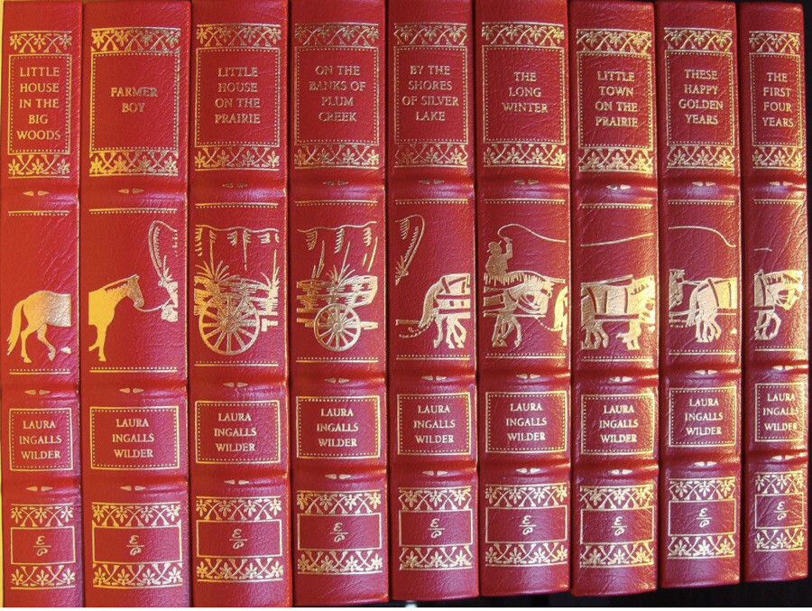 Easton Press LITTLE HOUSE on the PRAIRIE 9 Leather Book Set Laura