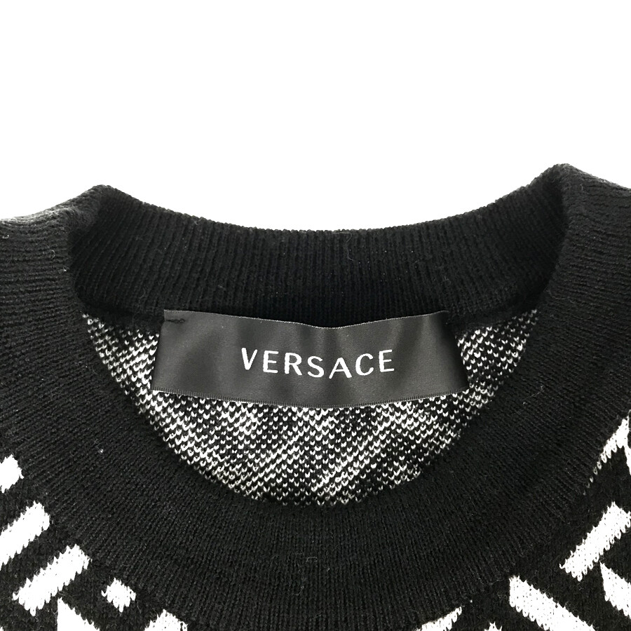 【VERSACE】BIG sale★KNITTED ドレス メドゥーサ '95 ロング ドレス ブラック | VERSACE JP