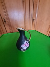 Vase "Orchidee" Plankenhammer Floss Bavaria mit 24 Karat Goldrand