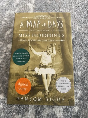 SIGNIERT 1. Auflage A Map Of Days Ransom Riggs EXKLUSIV Waterstones HARDCOVER