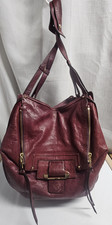 KOOBA red leather slouchy hobo handbag Large Approx 17" w x 15" H x 4" D