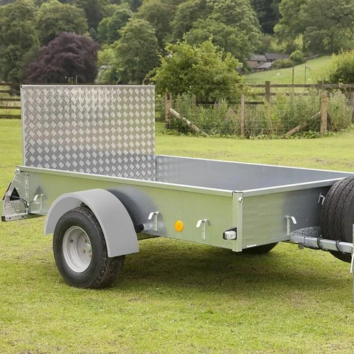 Pair of Steel Round Single Axle Trailer Fenders & Backs For 14" 15'' 16" Wheels - Bild 8 von 8