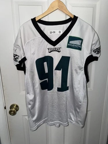 Philadelphia Eagles Fletcher Cox Game Practice Worn Jersey NFL