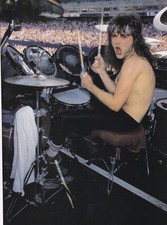METALLICA LARS ULRICH LIVE CONCERT-1996 MINI-POSTER 8X11 MAGAZINE PINUP CLIPPING