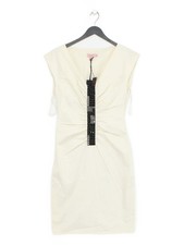 Ted Baker Bodycon Midi Dress UK10 in Cream