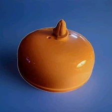 Luray Pastels Muffin Cover Pink Vintage RARE. Marked U.S.A.