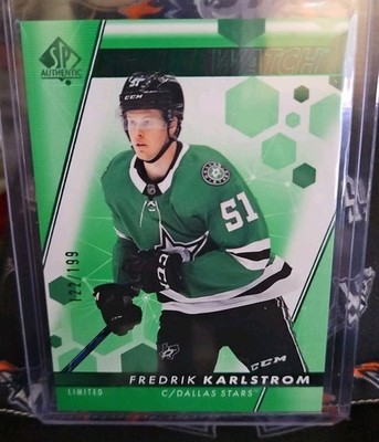 FREDRIK KARLSTROM 22-23 SP Authentic Limited Green Future Watch RC #128 122/199