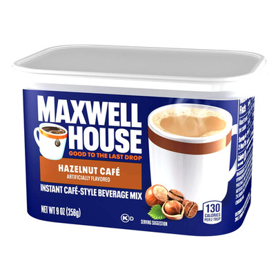 Maxwell House International Hazelnut Cafe 9 oz ( Pack of 16 )~02/18/2027