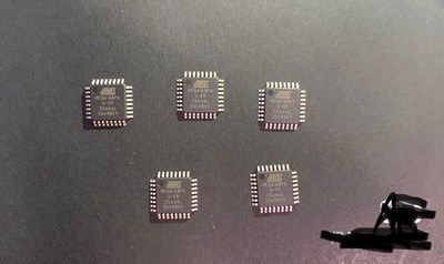 New ATMEGA168PA-AU 8-Bit AVR RISC   MCU x 5pcs *tm