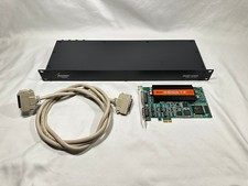 AudioScience ASI6614 Multichannel PCIe AES Card w/BOB1024 Break Out Box  Cable