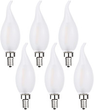 Frosted LED Candelabra Bulbs E12 Dimmable Bulbs 25Watt Equivalent Chandelier Lig