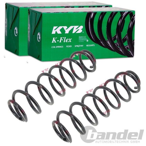 2X Kyb K-FLEX Fahrwerksfedern Hinten Passend FÜR Vw Fox Links+Rechts-image