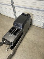 Ford F150 F250 F350 Black Gray Center Console 2015 2016 2017 2018 2019 2020 2021