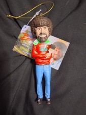Bob Ross Resin Holiday Christmas Ornament 5in Kurt Adler Seasonal Decor Figurine