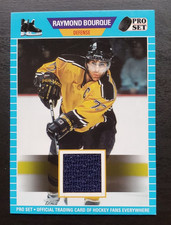 2021-22 Leaf Pro Set Raymond Bourque Game Used Jersey Patch #PSM-67 Bruins HOF