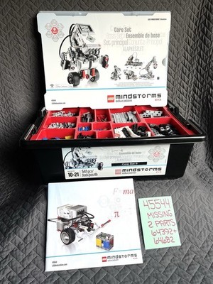 Mindstorms Lego Education Ev3 Core Set 45544 w/ Charger INCOMPLETE   READ
