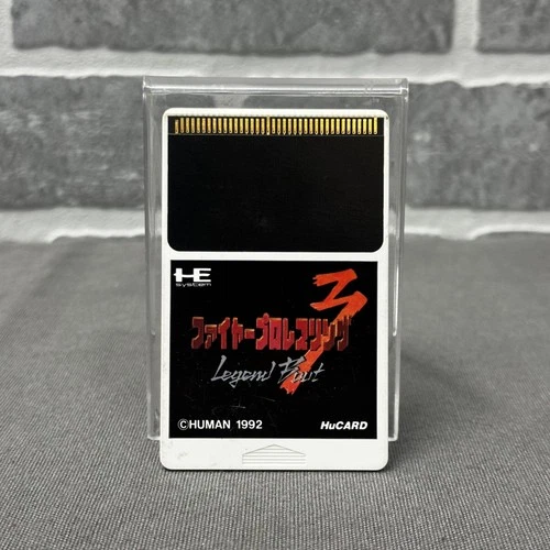 Japanese Fire Pro Wrestling 3 Legend Bout - PC Engine HuCard - US SELLER