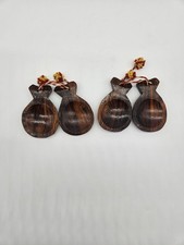 Mexico Wood Maracas Castanets Percussion Spanish Folk Flamenco Casta uelas D 2 "