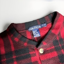 Vintage Nautica Nautech Fleece long-sleeved pullover 1/4 zip XL MADE IN USA