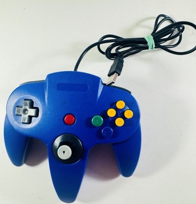 Nintendo N64 USB Wired Black Controller Computer Raspberry Pie TESTED ML447