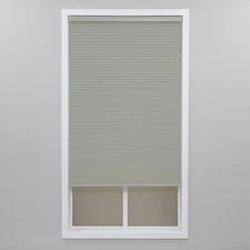 Gray Cloud Cordless Light Filtering Polyester Cellular Shades - 29.5 In. W X 72