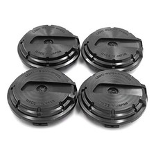 4 PCS 65mm Wheel Center Caps Outer 65mm/2.56in , Inner 57mm/2.24in Black