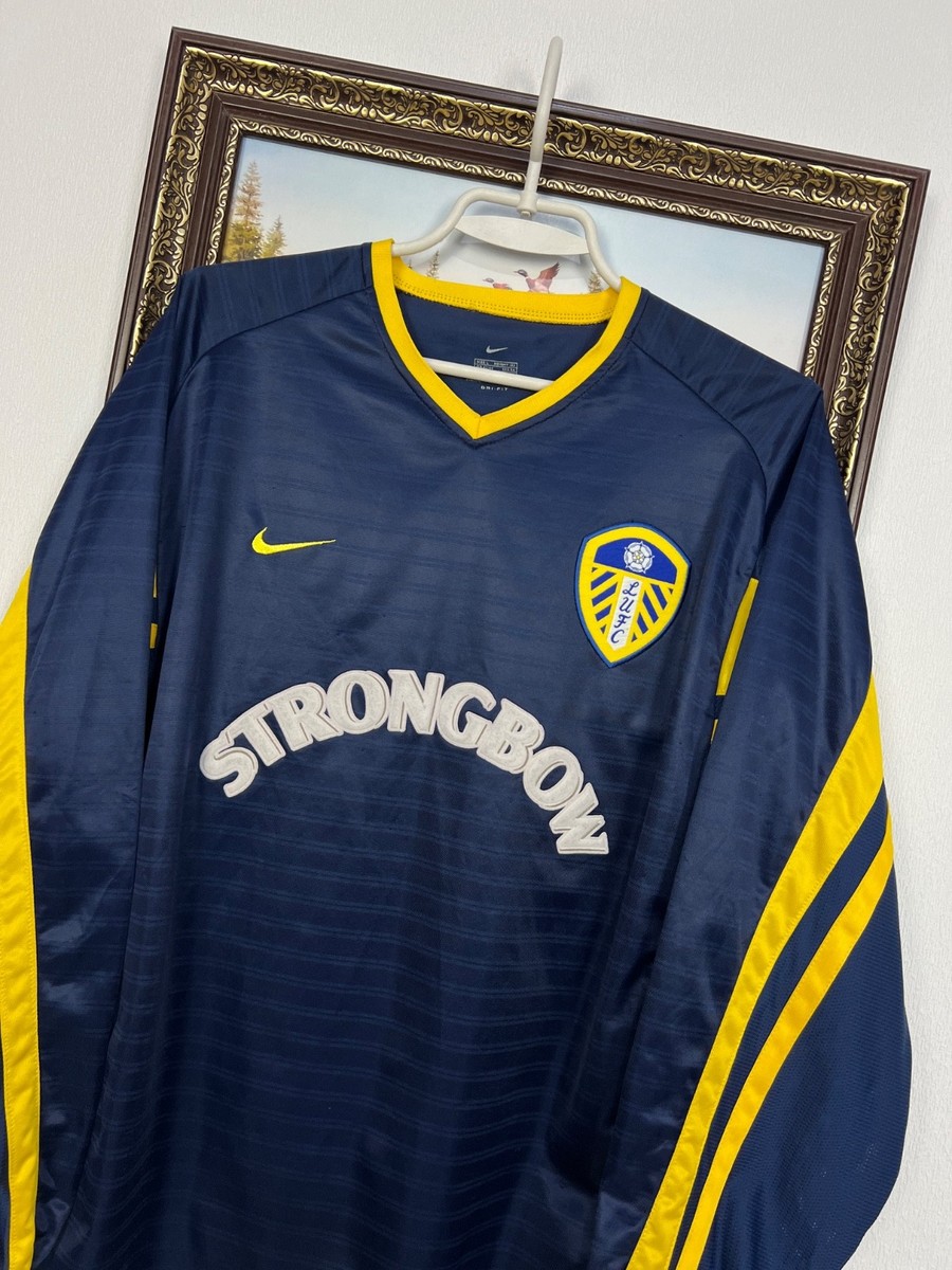 Leeds United Third football shirt 2002 Soccer Nike Long Sleeve