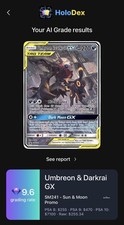 UMBREON & DARKRAI GX SM241  BlackStar Promo MINT-CLEANEST COPY ON EBAY-GRADE IT! on eBay