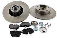 Mapco Bremsensatz, Scheibenbremse Hinterachse U.A. FüR Nissan, Opel, Renault