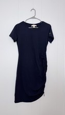 Michael Kors Women’s Dress M navy blue ruched