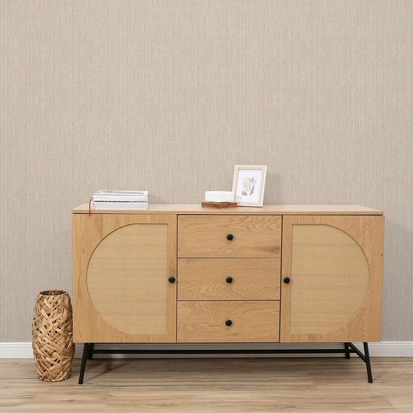 Vliestapete Linien Streifen Uni Modern Beige Grau Glitzer 10590-02 (5,06€/1Qm)-image