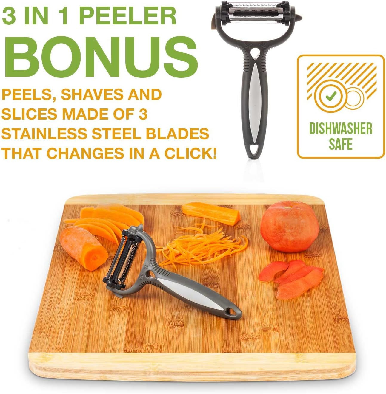 Fat Separator with Bottom Release, 4 Cup Gravy Separator for Cooking with Oil St