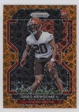 2021 Panini Prizm Rookie Lazer Prizm Greg Newsome II #376 1s8