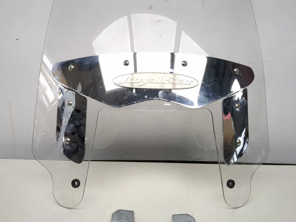 Parabrisas Yamaha Royal Star Tour Deluxe XVZ1300LT 97-09 con soportes Foto 4 de 4