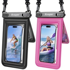 Up to 8.5 Waterproof Phone Pouch Floating, Double Bags Waterproof Phone Case ...