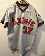 DONNIE MOORE AUTHENTIC Goodman & Sons 1985 CALIFORNIA ANGELS Away Jersey Size 44
