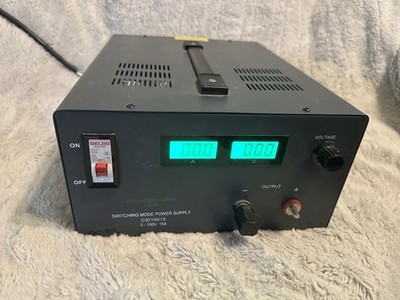 Circuit Specialists CS110015 / CSI10015 Bench Power Supply 0-100V 15A Tested