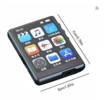 MP3/MP4 Full Touch Music Player – Bluetooth HiFi, Speaker, FM, E-Book, Recorder