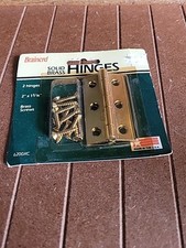 Brainerd Solid Brass MINI Hinges 6200XC 2" x 13/16" 4-Hinges with Screws