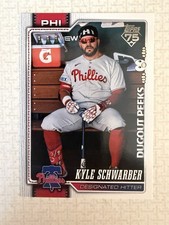 2026 Topps Series 1 Celebration Dugout Peeks - Kyle Schwarber - Phillies