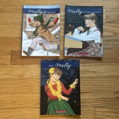 American Girl Doll Meet Molly First 3 Book Series Mollys Surprise Learns Lesson