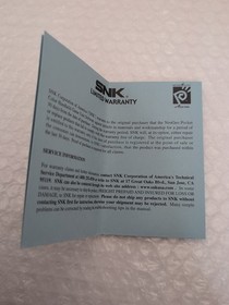 Puzzle Link (Neo Geo Pocket Color) Complete W/ Registration - Rare US Version