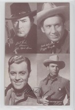 1938 Exhibit Movie Stars 4-on-1 Made In USA Allan Rocky Lane John Brown 0bl9