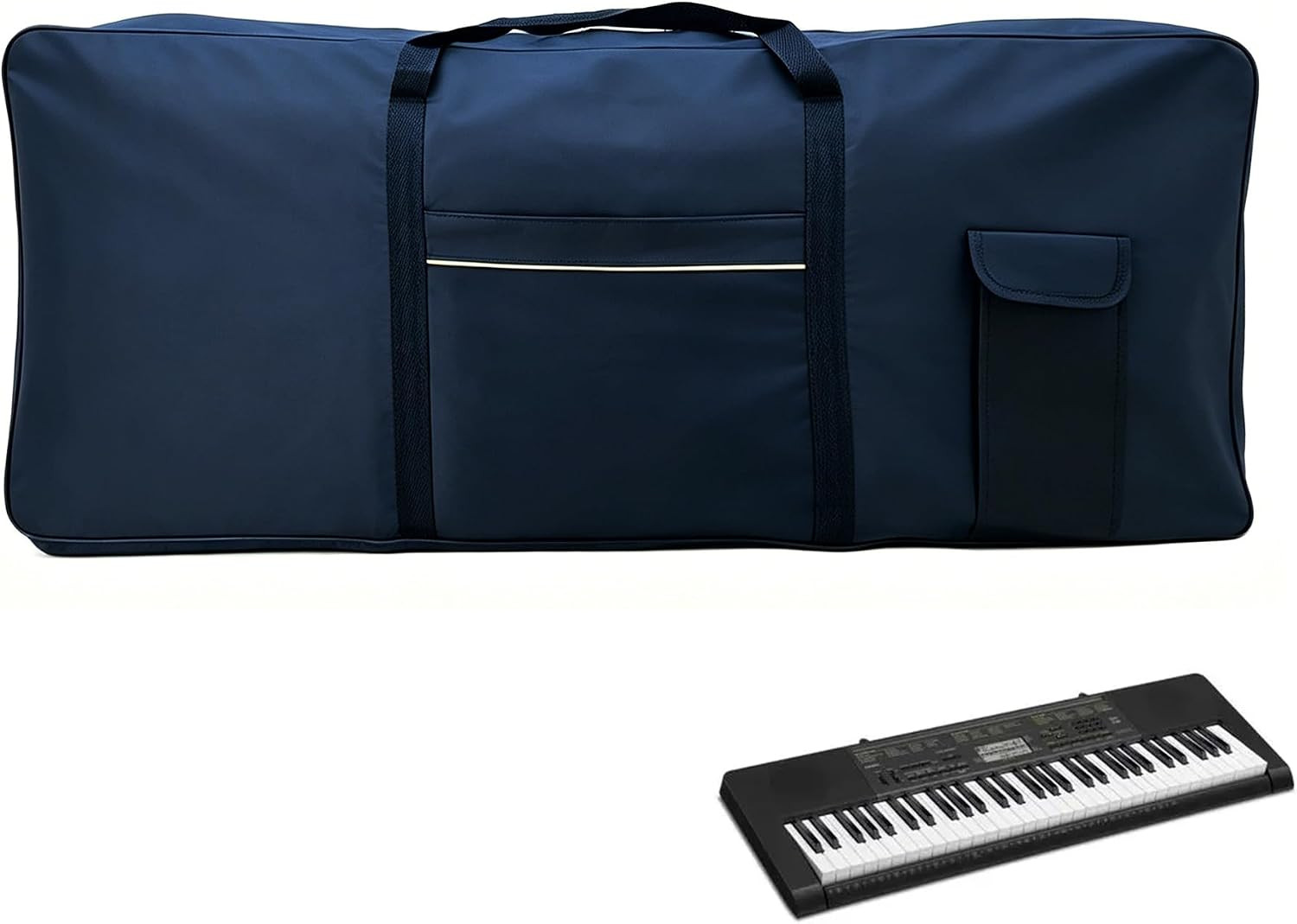 Borsa Tastiera Pianoforte, 61 Tasti Custodia Tastiera per Pianoforte Elettrico e 61 Tasti Tastiera