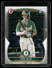 2023 Bowman 1st Edition #BPPF-1 Zack Gelof 1st Bowman