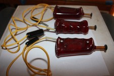 3 Vintage COX Mark 4 Red Slot Car Speed Controllers